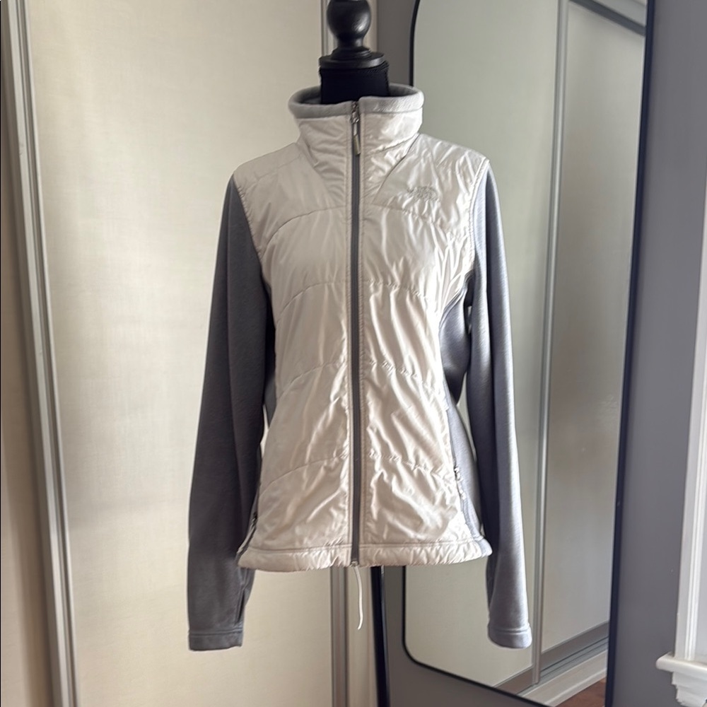 The North Face Women's White and Gray Jacket